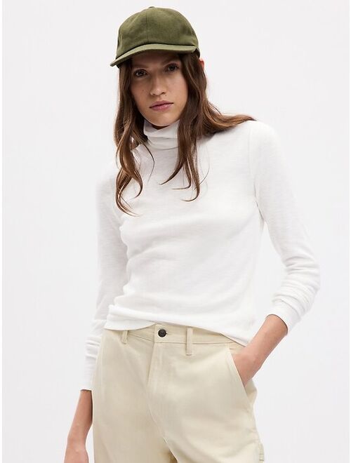 Gap Essential Rib Turtleneck T-Shirt