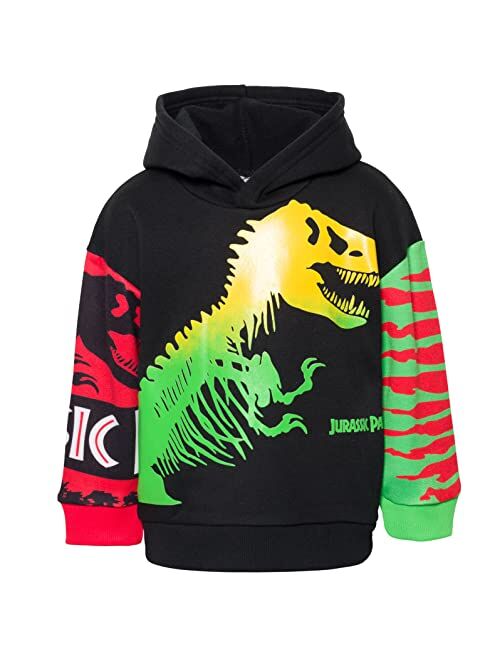 Jurassic World Dinosaur T-Rex Fleece Pullover Hoodie Toddler to Big Kid