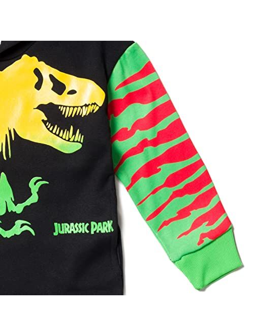 Jurassic World Dinosaur T-Rex Fleece Pullover Hoodie Toddler to Big Kid