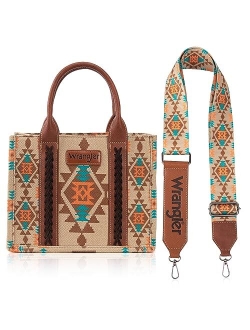 Wrangler Tote Bag Western Purses for Women Shoulder Boho Aztec Handbags