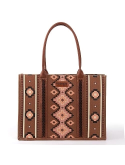 Wrangler Tote Bag Western Purses for Women Shoulder Boho Aztec Handbags