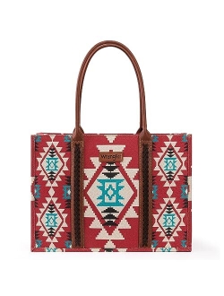 Wrangler Tote Bag Western Purses for Women Shoulder Boho Aztec Handbags