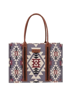 Wrangler Tote Bag Western Purses for Women Shoulder Boho Aztec Handbags