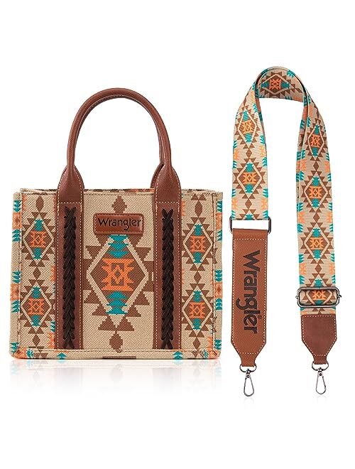 Montana West Wrangler Tote Bag Western Purses for Women Shoulder Boho Aztec Handbags