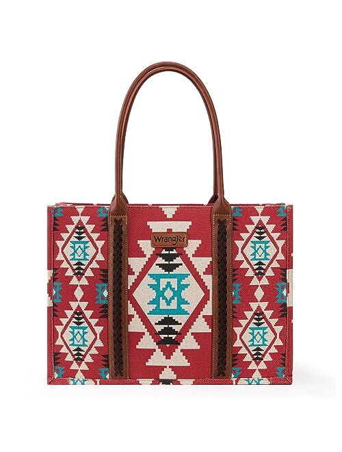 Montana West Wrangler Tote Bag Western Purses for Women Shoulder Boho Aztec Handbags