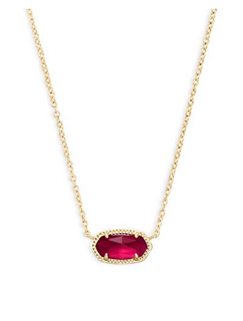 Kendra Scott Elisa Pendant Necklace for Women, Fashion Jewelry, 14k Gold-Plated