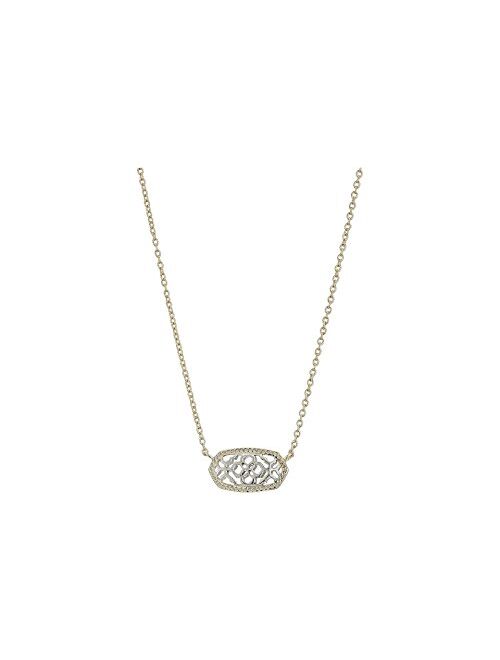 Kendra Scott Elisa Pendant Necklace for Women, Fashion Jewelry, 14k Gold-Plated