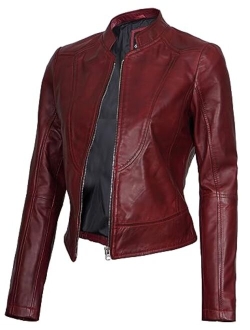 Women Leather Jacket - Real Lambskin Leather Jackets For Women