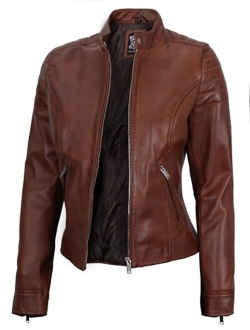 Women Leather Jacket - Real Lambskin Leather Jackets For Women