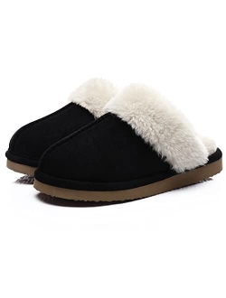 Litfun Women's Fuzzy Memory Foam Slippers Fluffy Winter House Shoes Indoor and Outdoor