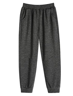 Greatchy Kids Boys Sweatpants Joggers Casual Athletic Activewear Running Sport Pants with Pocket