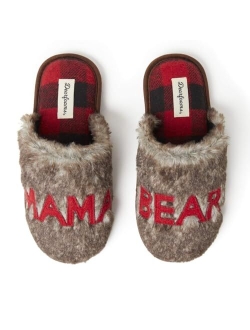 Gifts for Women Matching Christmas Holiday Mama Bear Slipper