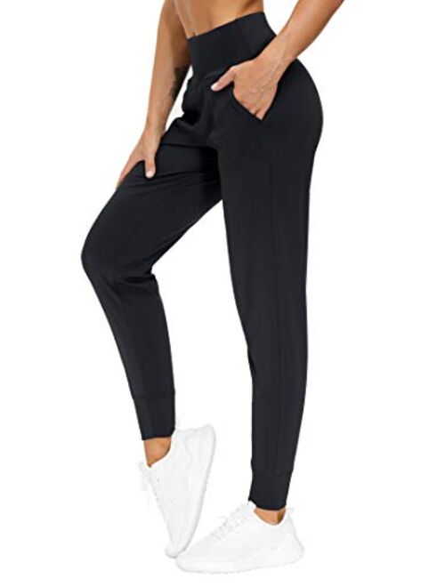 THE GYM PEOPLE Women's Joggers Pants Lightweight Athletic Leggings Tapered Lounge Pants for Workout, Yoga, Running