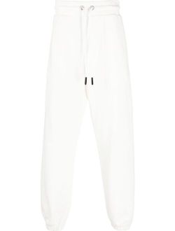 logo-applique track pants