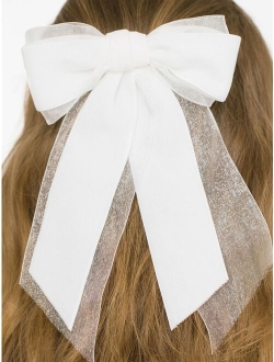 Francine silk bow hair clip