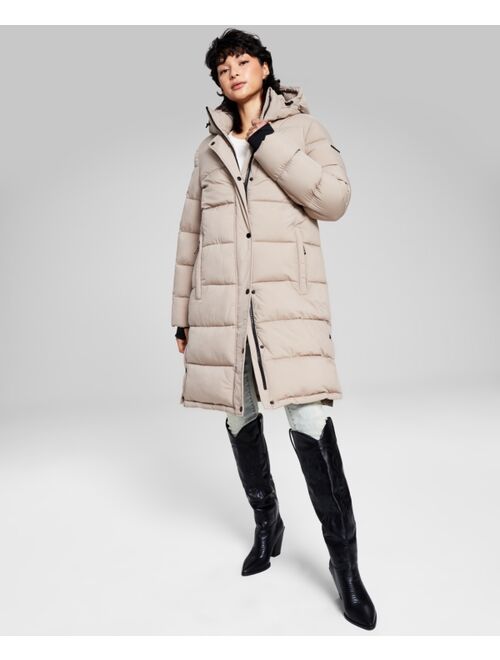 BCBGENERATION Women's Hooded Puffer Coat, Created for Macy's