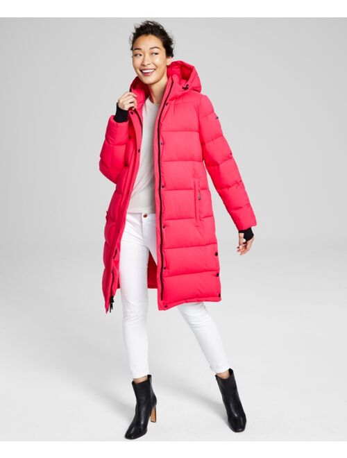 BCBGENERATION Women's Hooded Puffer Coat, Created for Macy's