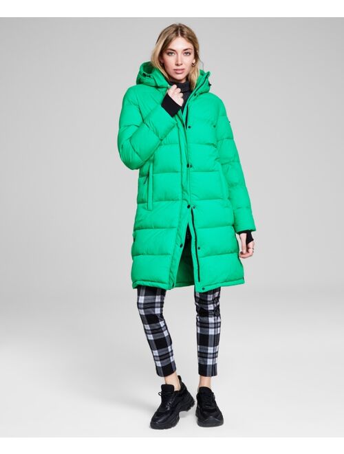 BCBGENERATION Women's Hooded Puffer Coat, Created for Macy's