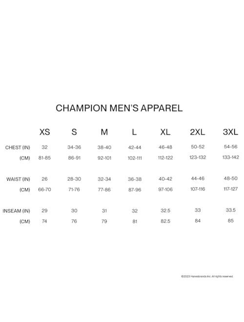 Champion Men's Pants, Closed-bottom Everyday Pants, Lightweight Pants (Reg. Or Big & Tall)