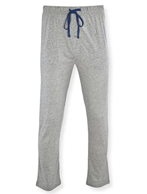 Hanes mens Solid Knit Sleep Pant With Pockets and Drawstring