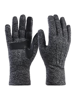 womens Spandex Cold Weather Stretch Gloves With Warm Fleece Lining