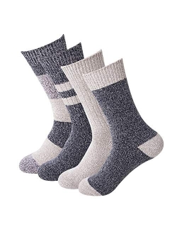 Sock Amazing Fashion Fuzzy Socks for Women Thermal Socks Winter 4 Pairs Thick Cozy Super Soft Socks Crew