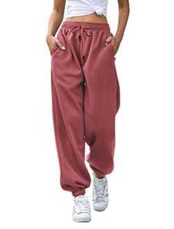 Gvraslvet Cinch Bottom Sweatpants for Women with Pockets