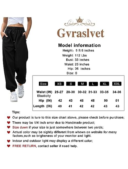 Gvraslvet Cinch Bottom Sweatpants for Women with Pockets