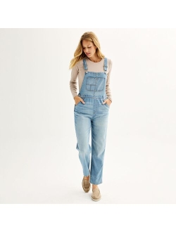 Cropped Jean Overalls