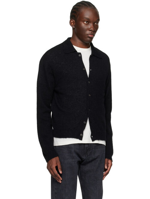 OUR LEGACY Black Evening Polo Cardigan