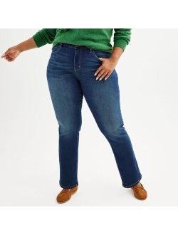 Women's Plus Size Sonoma Goods For Life Straight Jeans