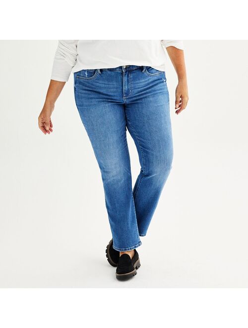 Women's Plus Size Sonoma Goods For Life® Straight Jeans