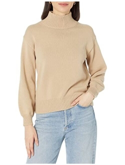 Women's Cotton Funnel-Neck Sweater (Available in Plus Size)