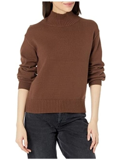 Women's Cotton Funnel-Neck Sweater (Available in Plus Size)