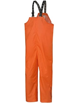 Workwear 70529 Mandal Waterproof Bib Overalls for Men Made of Durable PVC-Coated Polyester, Breathable and Adjustable