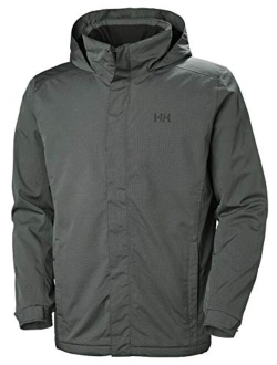 53117 Men's Waterproof Dubliner Insulated Jacket with Packable Hood for Cold Weather