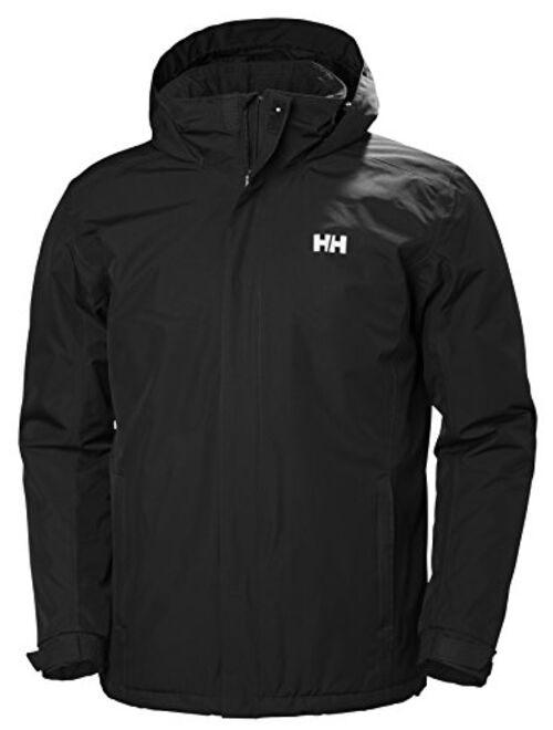 Helly Hansen 53117 Men's Waterproof Dubliner Insulated Jacket with Packable Hood for Cold Weather