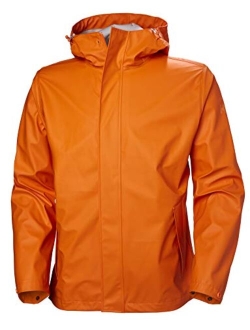 53267 men's Moss Hooded Waterproof Windproof Raincoat Jacket