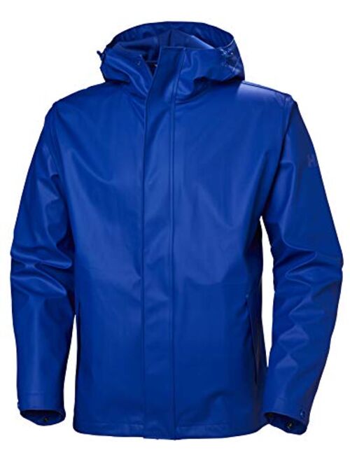 Helly Hansen 53267 men's Moss Hooded Waterproof Windproof Raincoat Jacket