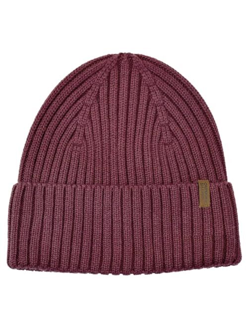 OUTDOOR SHAPING Merino Wool Beanie for Men & Women, Unisex Daily Cuffed Plain Knit Hat, Soft Warm Winter Hat