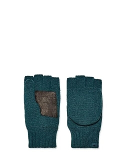 Knit Flip Mitten with Recycled Microfur Lining