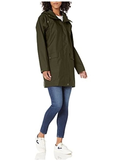 53253 Women's Moss Hooded Waterproof Windproof Rain Jacket