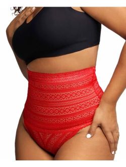  Werena Lace Tummy Control Shapewear Bodysuit for Women