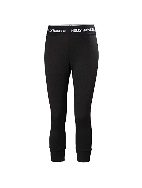 Helly Hansen 49381 Women's LIFA Merino Midweight Base Layer 3/4 Pants