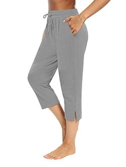 Sarin Mathews Womens Yoga Sweatpants Wide Leg Lounge Pajamas Pants