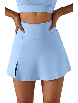 Women's Tennis Skirts Stretch High Waisted Golf Skorts Running Sports Workout Activewear