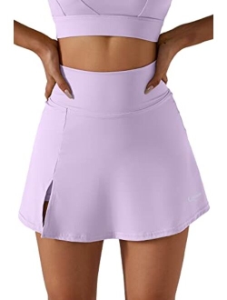 Women's Tennis Skirts Stretch High Waisted Golf Skorts Running Sports Workout Activewear