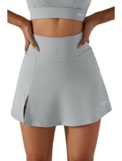 Women's Tennis Skirts Stretch High Waisted Golf Skorts Running Sports Workout Activewear