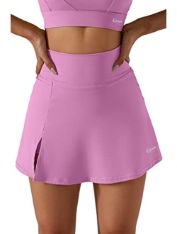 Women's Tennis Skirts Stretch High Waisted Golf Skorts Running Sports Workout Activewear