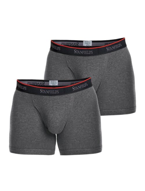 Stanfield's Cotton Stretch Men's 2 Pack Boxer Brief Underwear